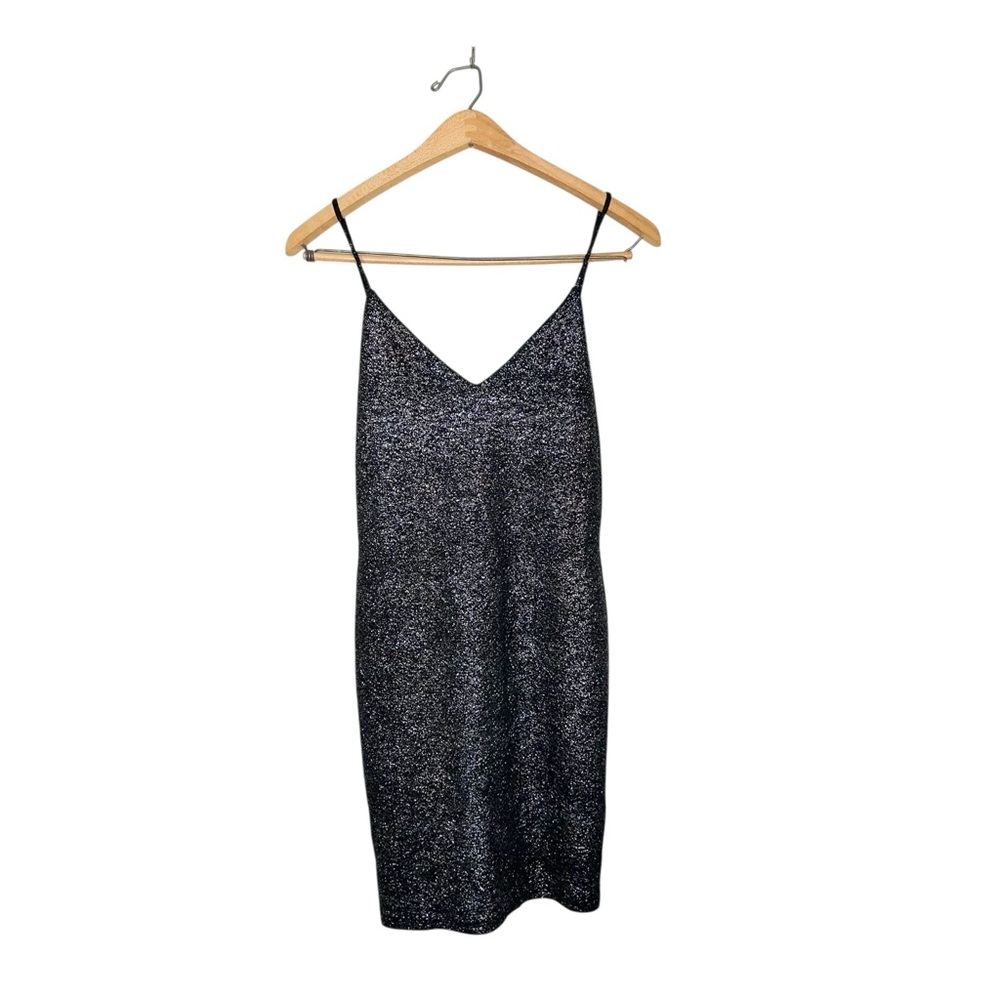 Mezzanine USA Sparkle Glitter Festive Party Bodycon Mini‎ Dress Medium M